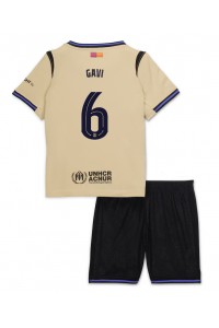 Barcelona Paez Gavi #6 Babytruitje Uit tenue Kind 2025-26 Korte Mouw (+ Korte broeken)
